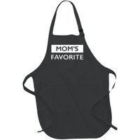 MomS Favorite Funny Sibling Joke MotherS Day Full-Length Apron With Pockets