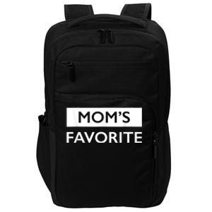 MomS Favorite Funny Sibling Joke MotherS Day Impact Tech Backpack