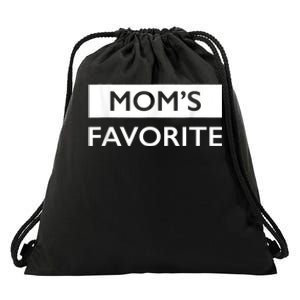 MomS Favorite Funny Sibling Joke MotherS Day Drawstring Bag