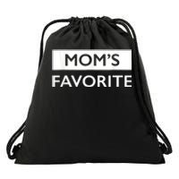 MomS Favorite Funny Sibling Joke MotherS Day Drawstring Bag