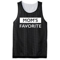 MomS Favorite Funny Sibling Joke MotherS Day Mesh Reversible Basketball Jersey Tank