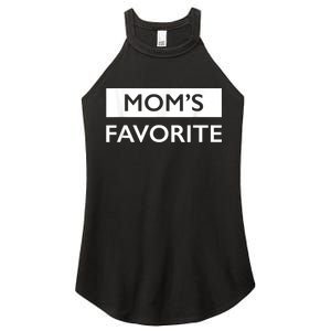 MomS Favorite Funny Sibling Joke MotherS Day Women's Perfect Tri Rocker Tank