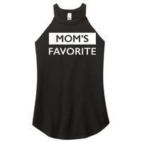 MomS Favorite Funny Sibling Joke MotherS Day Women's Perfect Tri Rocker Tank