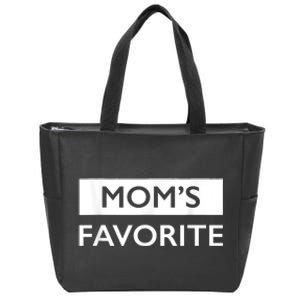 MomS Favorite Funny Sibling Joke MotherS Day Zip Tote Bag