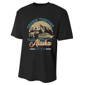 Matching Family Friends And Group Alaskan Alaska Cruise 2024 Performance Sprint T-Shirt