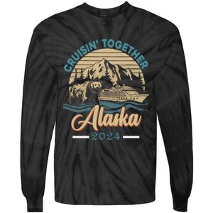 Matching Family Friends And Group Alaskan Alaska Cruise 2024 Tie-Dye Long Sleeve Shirt