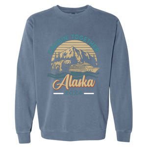 Matching Family Friends And Group Alaskan Alaska Cruise 2024 Garment-Dyed Sweatshirt