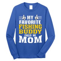 My Favorite Fishing Buddy Calls Me Mom Gift Long Sleeve Shirt