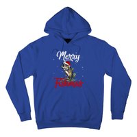 Merry Fishmas Fish Fishing Fisher Christmas Pajama Gift Hoodie