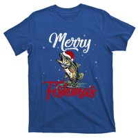 Merry Fishmas Fish Fishing Fisher Christmas Pajama Gift T-Shirt