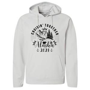 Matching Family Friends And Group Alaska Cruise Performance Fleece Hoodie