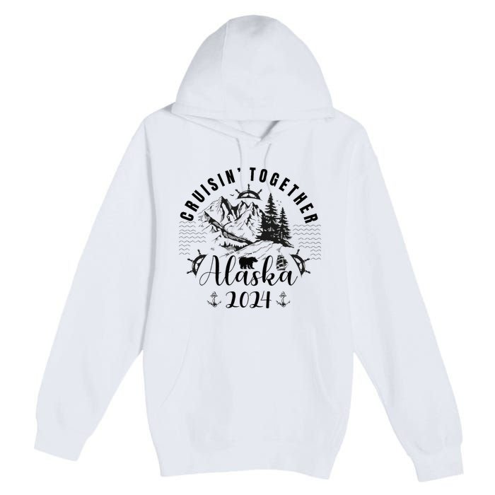 Matching Family Friends And Group Alaska Cruise Premium Pullover Hoodie