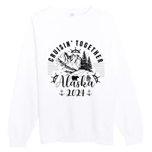 Matching Family Friends And Group Alaska Cruise Premium Crewneck Sweatshirt