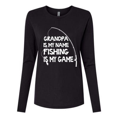 Matching Family Fishing Grandpa Fisher Gift Womens Cotton Relaxed Long Sleeve T-Shirt