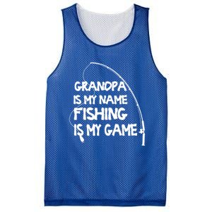 Matching Family Fishing Grandpa Fisher Gift Mesh Reversible Basketball Jersey Tank