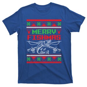 Merry Fishmas Fisher Fishing Ugly Christmas Great Gift T-Shirt