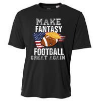 Make Fantasy Football Great Again Funny Donald Trump Cooling Performance Crew T-Shirt