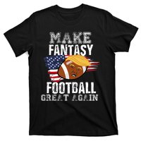 Make Fantasy Football Great Again Funny Donald Trump T-Shirt