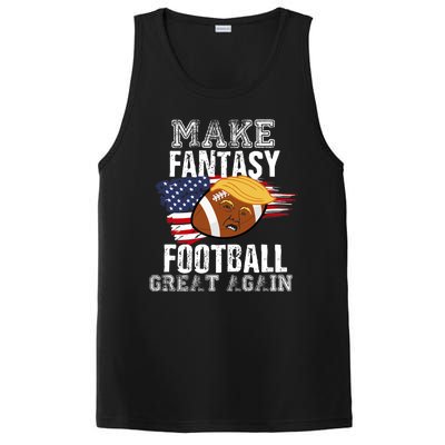 Make Fantasy Football Great Again Funny Donald Trump PosiCharge Competitor Tank