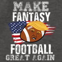 Make Fantasy Football Great Again Funny Donald Trump Vector Backpack