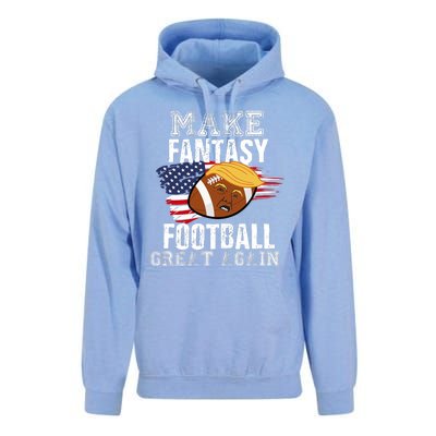 Make Fantasy Football Great Again Funny Donald Trump Unisex Surf Hoodie