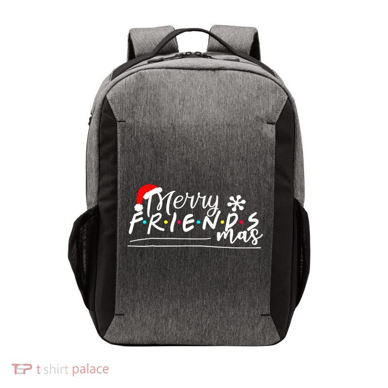 Merry Friendsmas Friends Christmas Matching Vector Backpack