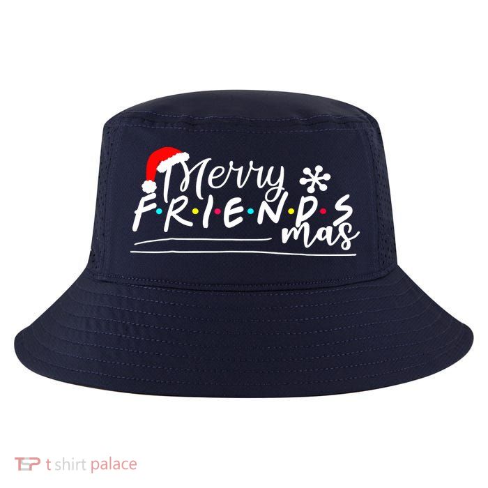 Merry Friendsmas Friends Christmas Matching Cool Comfort Performance Bucket Hat