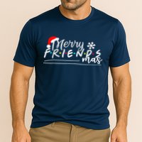 Merry Friendsmas Friends Christmas Matching Cooling Performance Crew T-Shirt