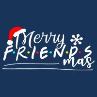 Merry Friendsmas Friends Christmas Matching Cooling Performance Crew T-Shirt