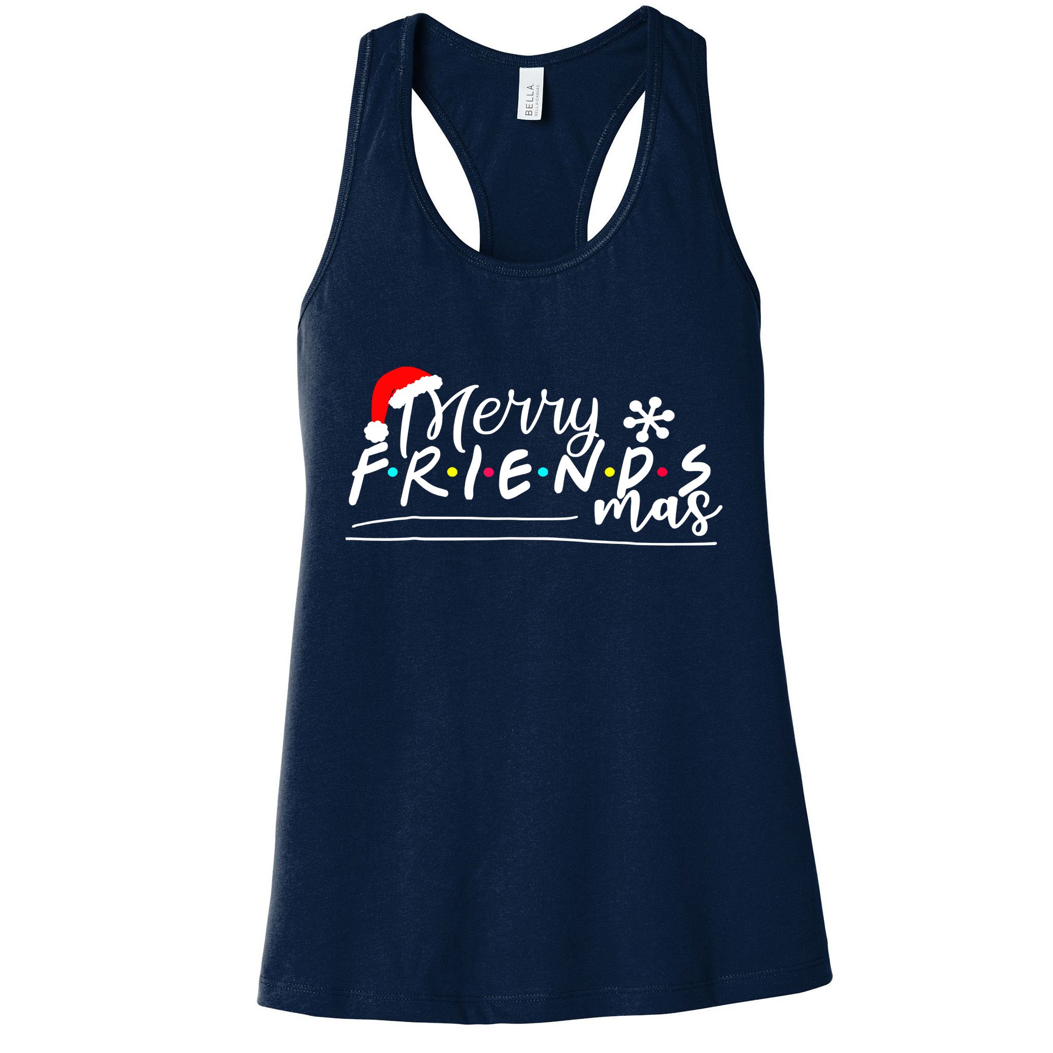 Merry Friendsmas Friends Christmas Matching Womens Tank Top