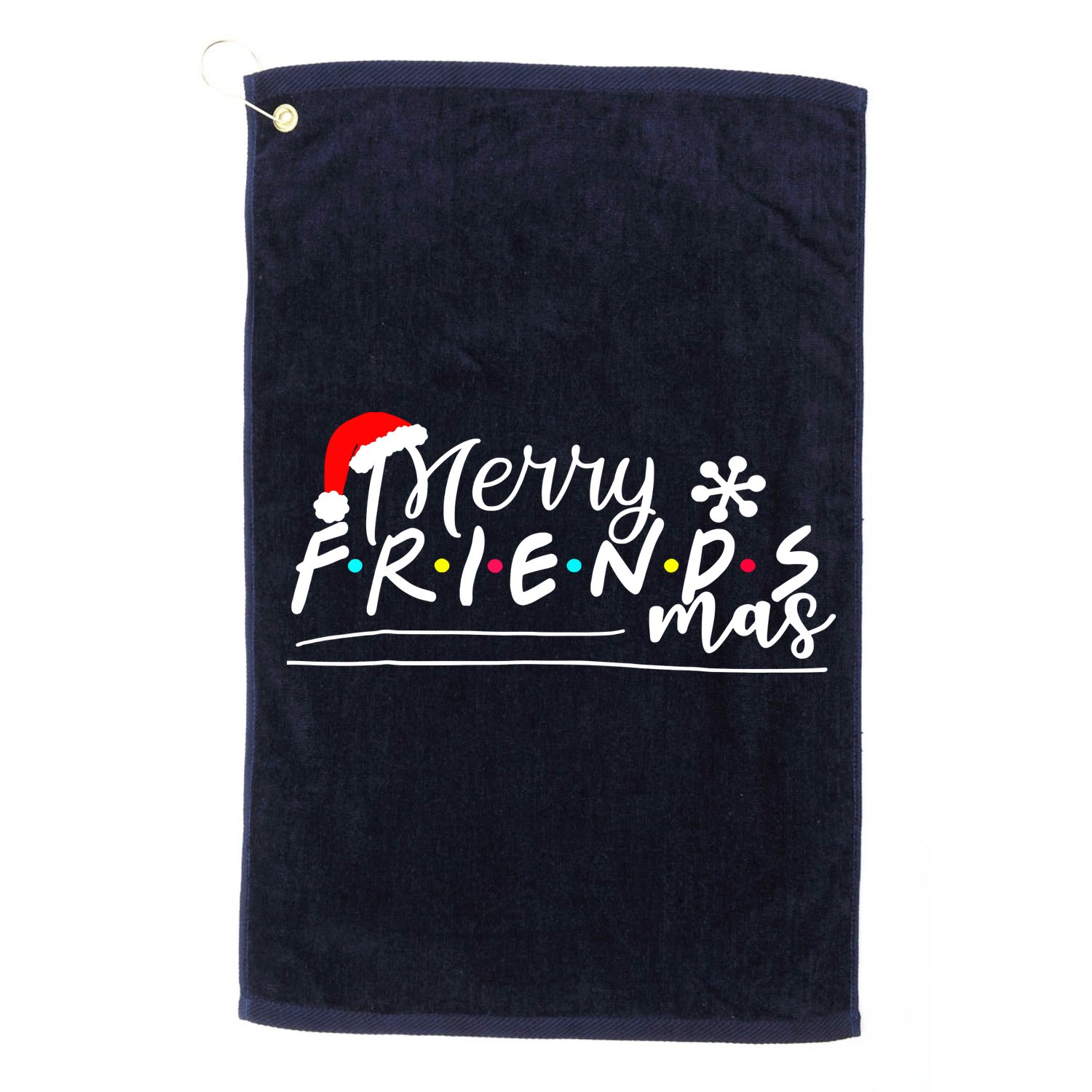 Merry Friendsmas Friends Christmas Matching Golf Towel