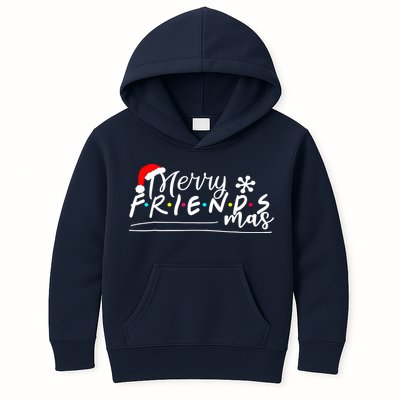 Merry Friendsmas Friends Christmas Matching Kids Hoodie