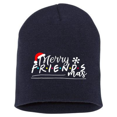 Merry Friendsmas Friends Christmas Matching Short Acrylic Beanie