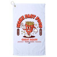 Make Fast Food Great Again MagadonaldS Trump Platinum Collection Golf Towel