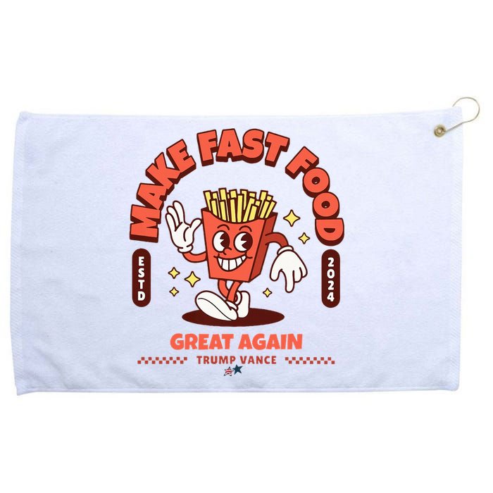 Make Fast Food Great Again MagadonaldS Trump Grommeted Golf Towel