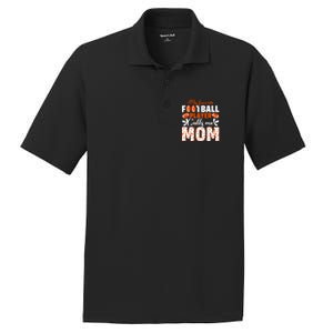 My Favorite Football Player Calls Me Mom American Football Gift PosiCharge RacerMesh Polo