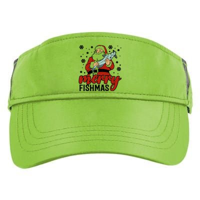 Merry Fishmas Fishing Christmas Funny Xmas Costume Funny Gift Adult Drive Performance Visor