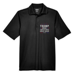 Make French Fries Great Again Trump 2024 French Fry Men's Origin Performance Pique Polo