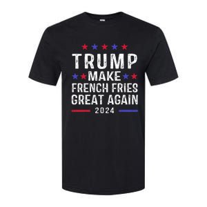 Make French Fries Great Again Trump 2024 French Fry Softstyle CVC T-Shirt