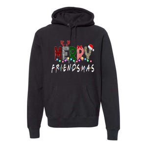 Merry Friendsmas Friends Christmas Matching Xmas Gifts Black Premium Hoodie