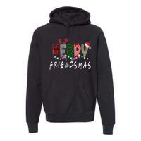 Merry Friendsmas Friends Christmas Matching Xmas Gifts Black Premium Hoodie