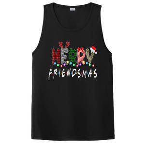 Merry Friendsmas Friends Christmas Matching Xmas Gifts Black PosiCharge Competitor Tank