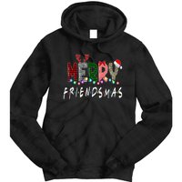 Merry Friendsmas Friends Christmas Matching Xmas Gifts Black Tie Dye Hoodie