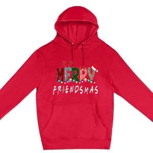 Merry Friendsmas Friends Christmas Matching Xmas Gifts Black Premium Pullover Hoodie