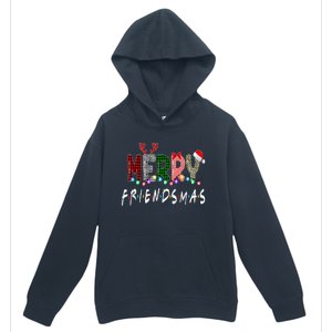 Merry Friendsmas Friends Christmas Matching Xmas Gifts Black Urban Pullover Hoodie