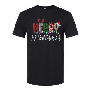 Merry Friendsmas Friends Christmas Matching Xmas Gifts Black Softstyle CVC T-Shirt