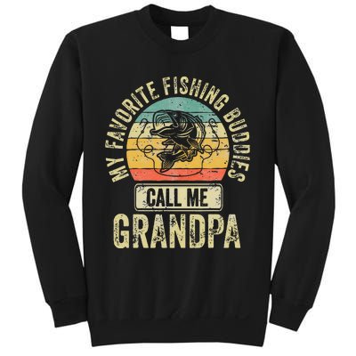 My Favorite Fishing Buddies Call Me Grandpa Fisherman Sweatshirt