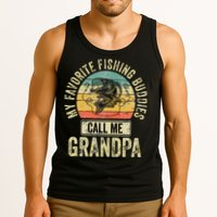 My Favorite Fishing Buddies Call Me Grandpa Fisherman Tank Top