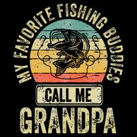 My Favorite Fishing Buddies Call Me Grandpa Fisherman Tank Top
