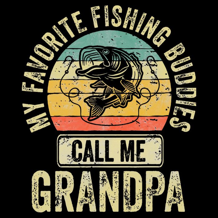 My Favorite Fishing Buddies Call Me Grandpa Fisherman Tank Top